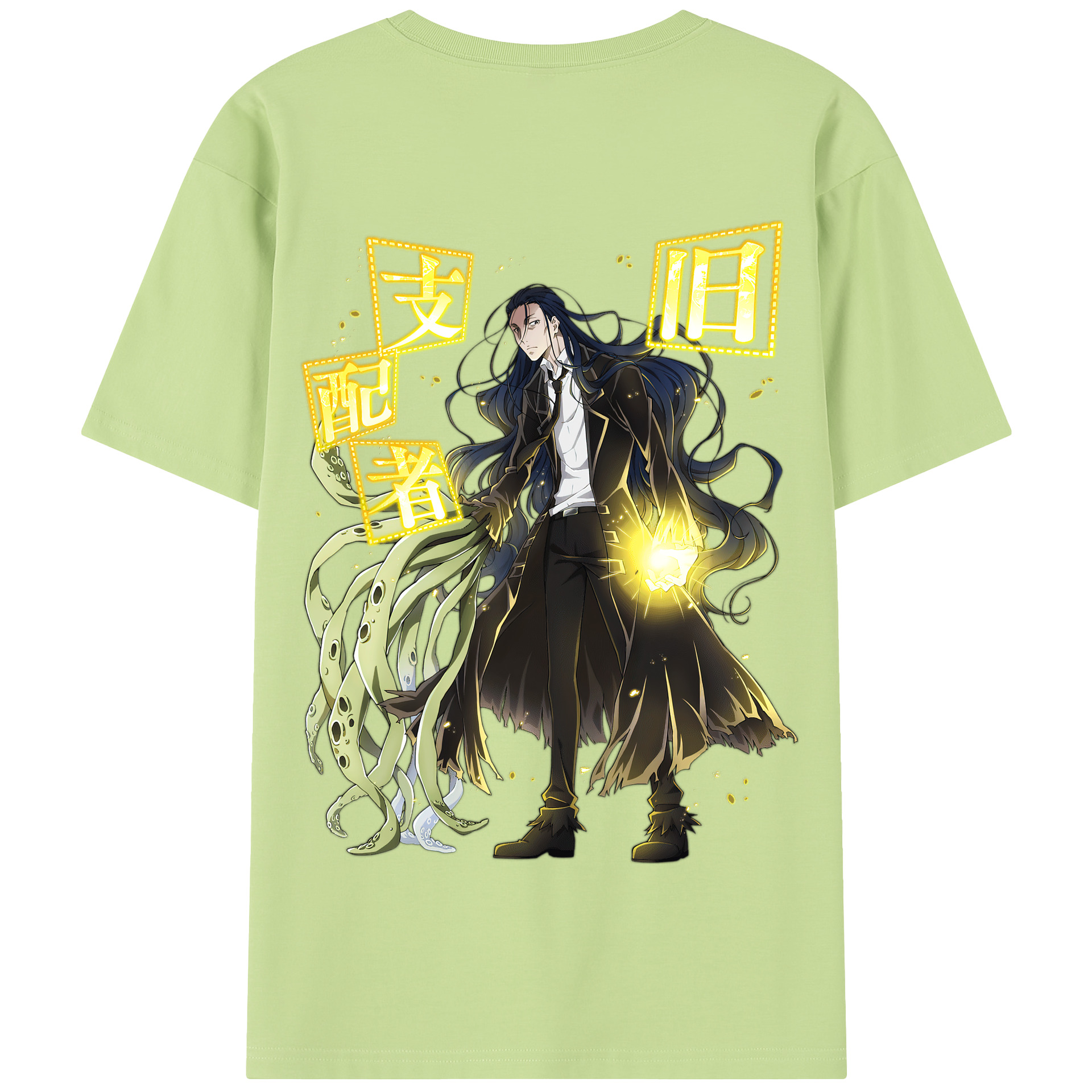 （画像用） 文豪ストレイドッグス Bungo Stray Dogs 綿100％半袖Tシャツ（背面プリント）